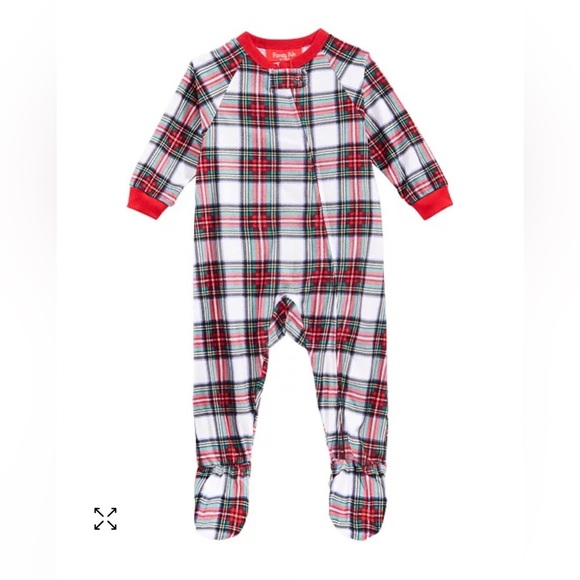 Family Pajamas Matching Baby Stewart Plaid Footed - Picture 1 of 1